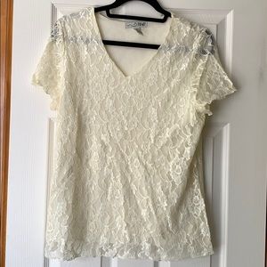 Lace 2 layer top